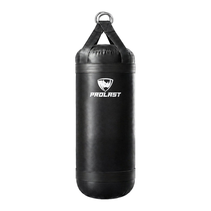 PROLAST 4 ft XL 135 lb stock heavy bag, black, front view with the PROLAST logo