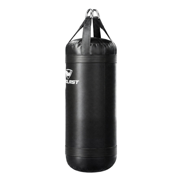PROLAST 4 ft XL 135 lb stock heavy bag, black, side view