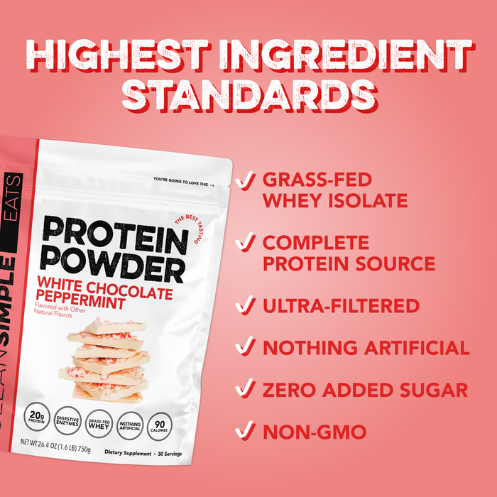 Protein Powder: White Chocolate Peppermint
