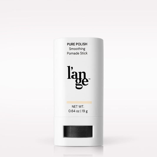 L’ange Pure Polish Smoothing Pomade Stick on a blank background