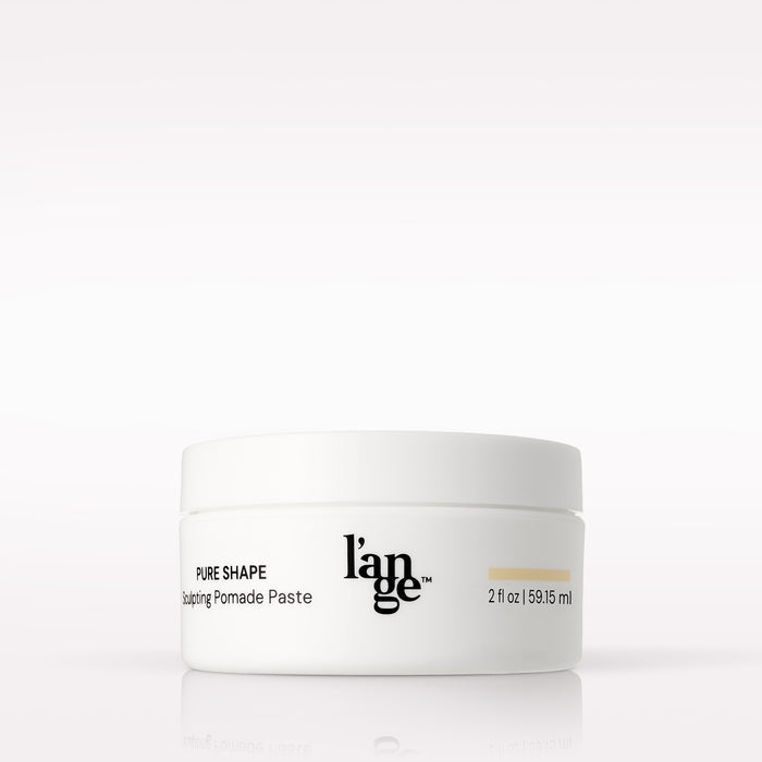 L’ange Pure Shape Sculpting Pomade Paste on a blank background