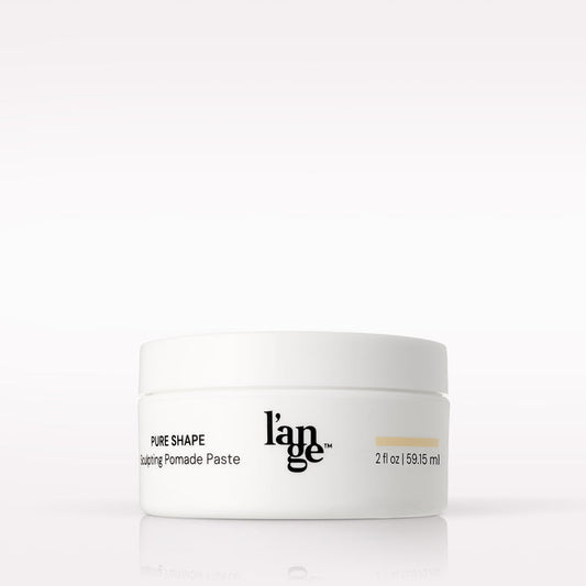 L’ange Pure Shape Sculpting Pomade Paste on a blank background
