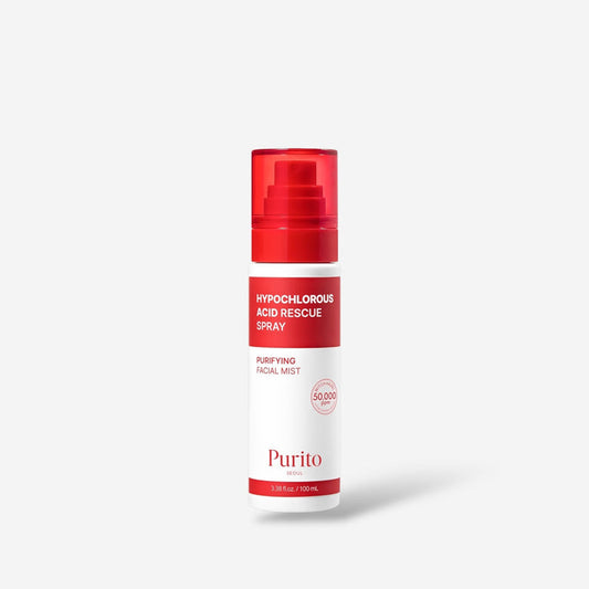 Purito Hypochlorous Acid Rescue Spray 100ml بخاخ إنقاذ حمض الهيبوكلوروس من بورييتو - Princess Cosmetics Qatar