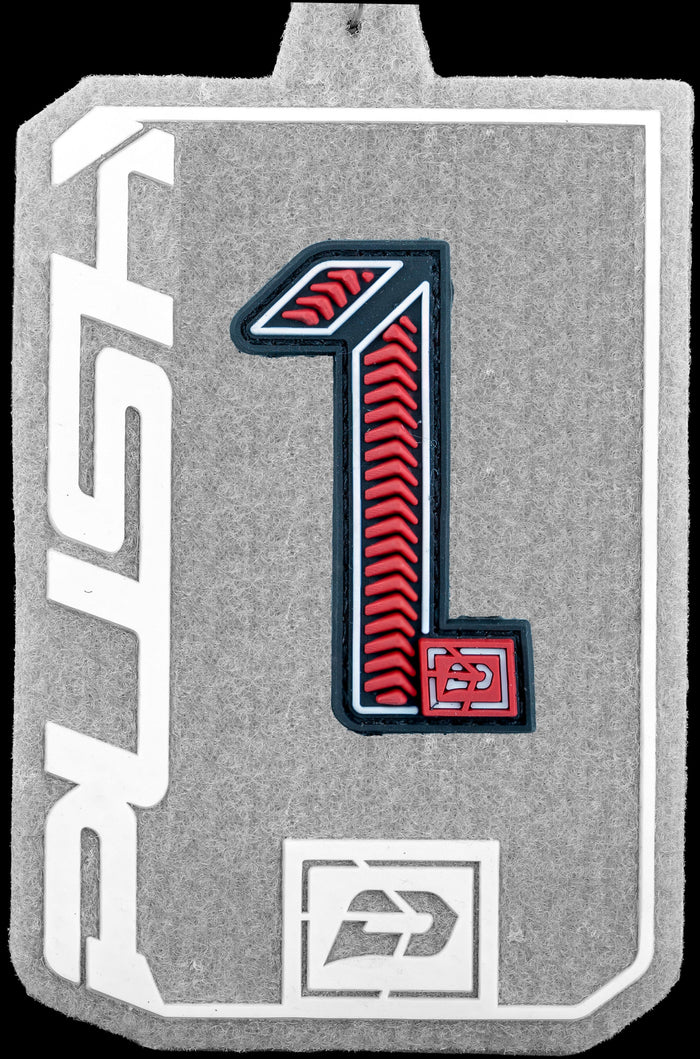 Push Velcro Rubberized Number