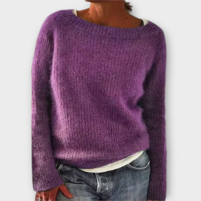 Reece patterned Icelandic-style knit sweater shown in multiple colors