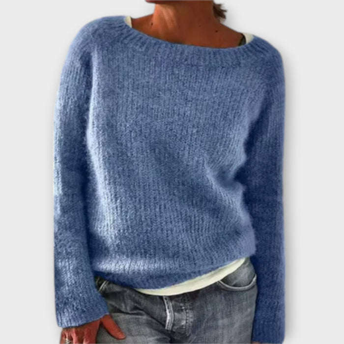 Reece patterned Icelandic-style knit sweater shown in multiple colors