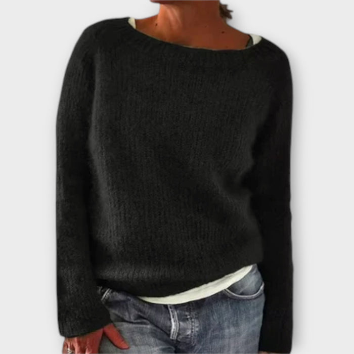 Reece patterned Icelandic-style knit sweater shown in multiple colors
