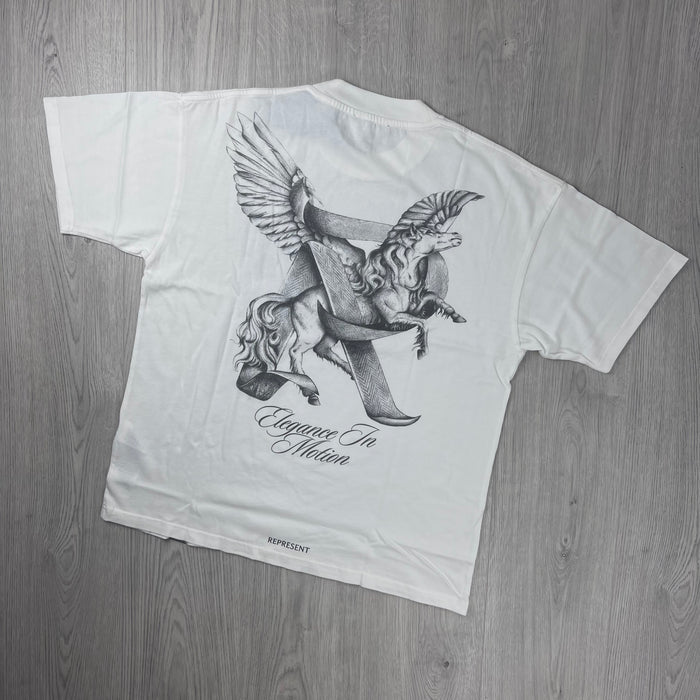 Represent 'Motion' T-Shirt -  Flat White