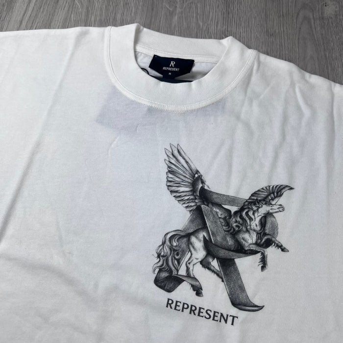Represent 'Motion' T-Shirt -  Flat White