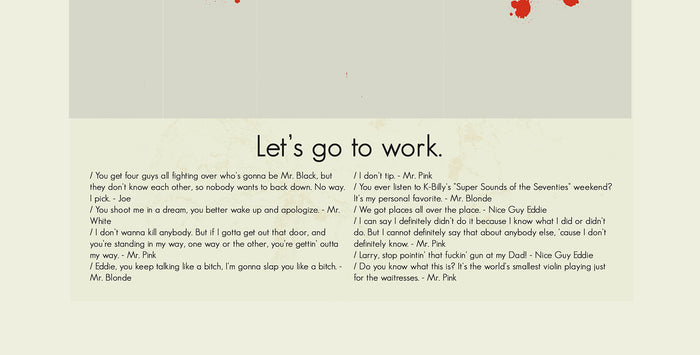 Reservoir Dogs | DIGITAL ARTWORK DOWNLOAD