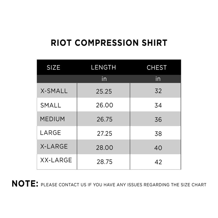 Riot Compression Shirt - IRONGEAR Fitness