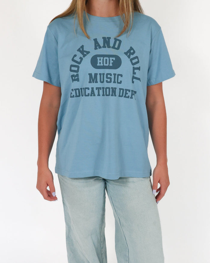 ROCK HALL MUSIC EDUCATION DEPT FITTED T-SHIRT