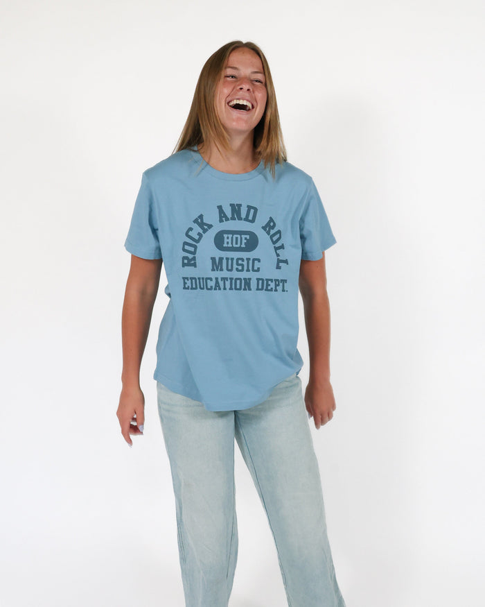ROCK HALL MUSIC EDUCATION DEPT FITTED T-SHIRT