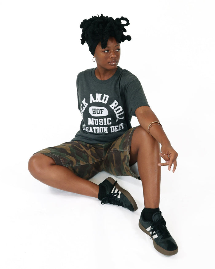 ROCK HALL MUSIC EDUCATION DEPT GREY T-SHIRT