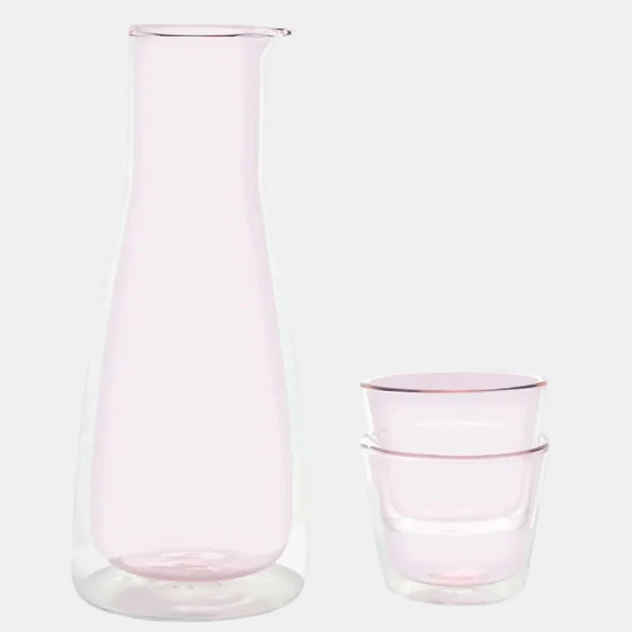 Rocks Pink Carafe Set