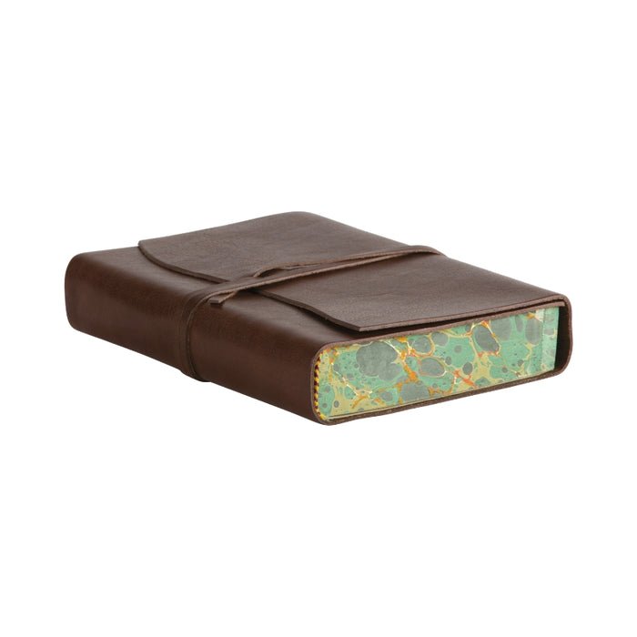 Roma Lussa Italian Chocolate Leather Journal - Cavallini & Co.