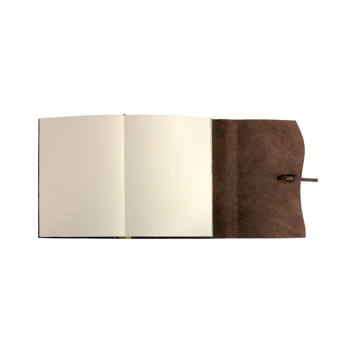 Roma Lussa Italian Chocolate Leather Journal - Cavallini & Co.
