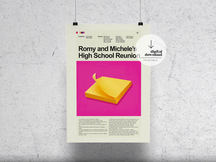 Romy and Michele's High School Reunion | DIGITAL ARTWORK DOWNLOAD