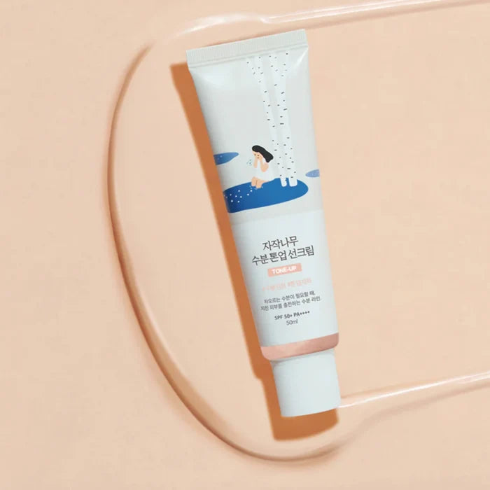 ROUND LAB 1025 Birch Juice Moisturizing Tone Up Sunscreen واقي الشمس المرطب بتفتيح فوري من راوند لاب