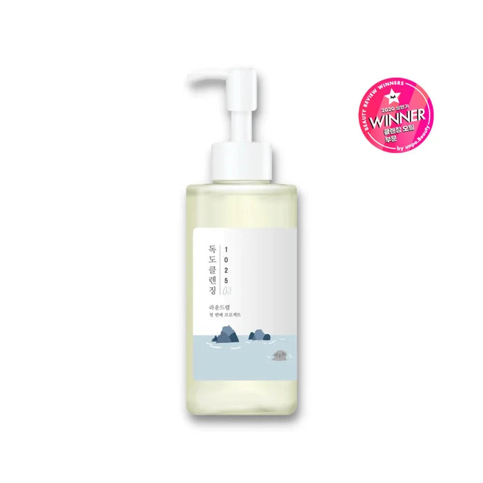 ROUND LAB 1025 Dokdo Hypoallergenic Slightly Acidic Cleansing Oil غسول البشرة الزيتي من راوند لاب