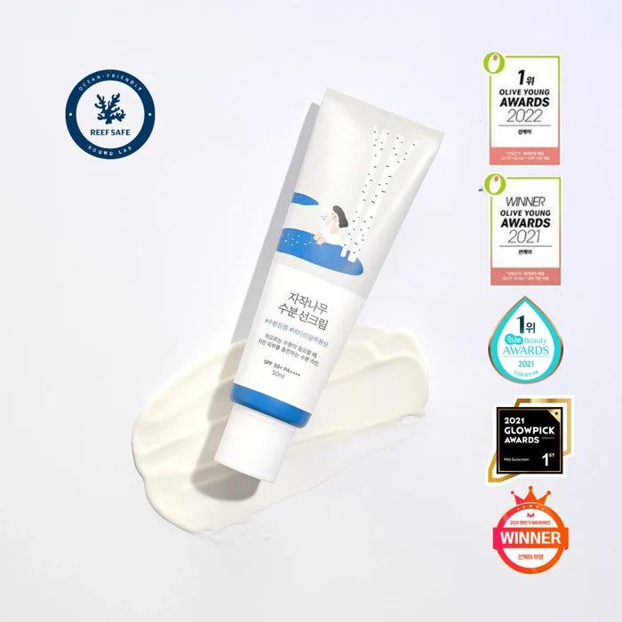 ROUND LAB brich juce moisturizing sunscreen واقي الشمس المرطب من راوند لاب