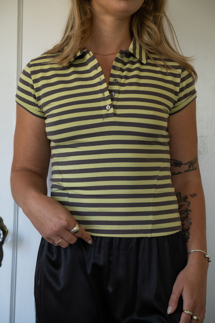 Sage Olive Carmo Polo Tee