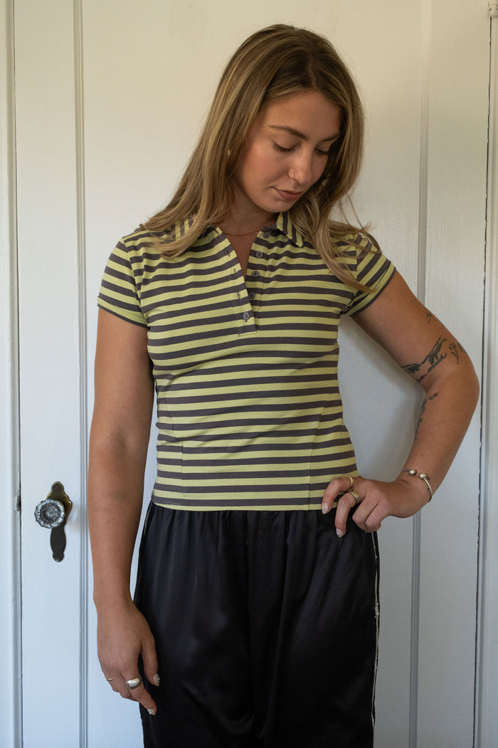 Sage Olive Carmo Polo Tee