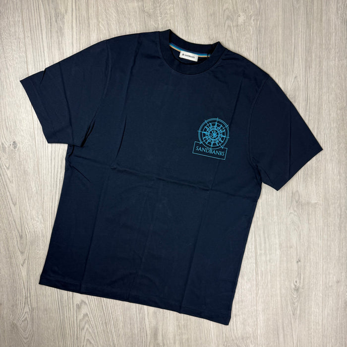 Sandbanks 'Sonar' T-Shirt - Navy