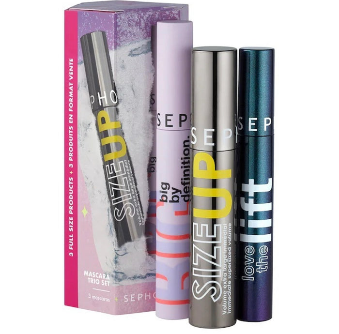 SEPHORA COLLECTION Moving Lights Mascara Trio Set (Holiday Limited Edition) • 3pc
