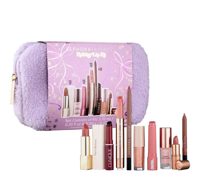 SEPHORA favorites holiday lip kit بكج مفضلات سيفورا لمكياج الشفاه