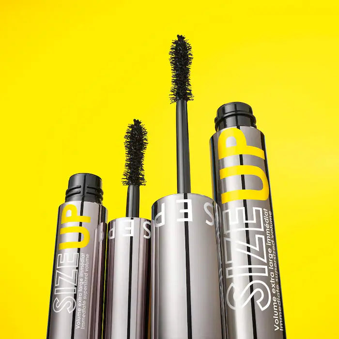 SEPHORA Size Up Mascara 01 Ultra Black Immediate Supersized Volume ماسكارا لزيادة كثافة الرموش من سيفورا