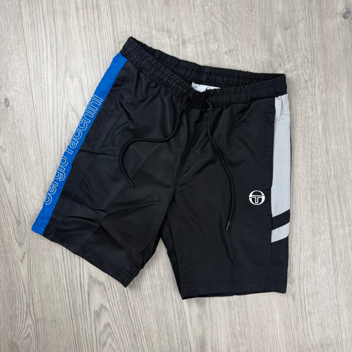Sergio Tacchini 'Alettone PL' Jersey Shorts - Black