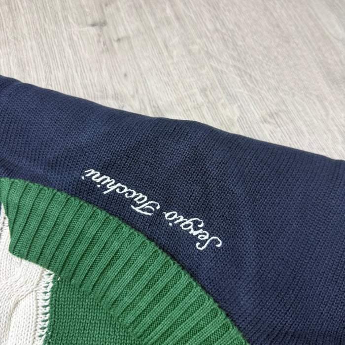 Sergio Tacchini 'Bruni' Knit Track Jacket - Maritime Blue
