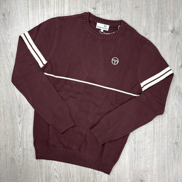 Sergio Tacchini 'Orion' Knit Sweatshirt - Bitter Chocolate