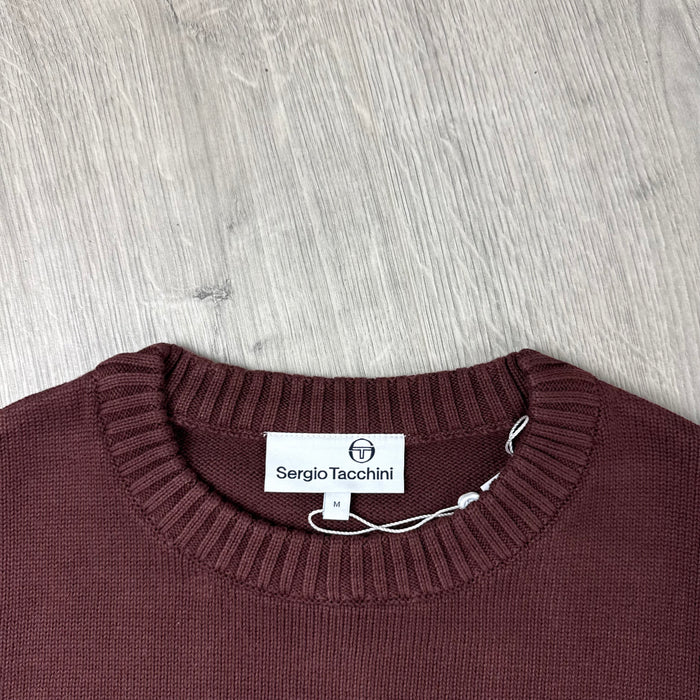 Sergio Tacchini 'Orion' Knit Sweatshirt - Bitter Chocolate