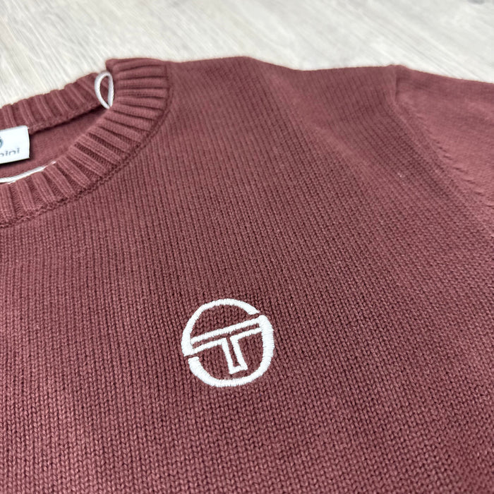 Sergio Tacchini 'Orion' Knit Sweatshirt - Bitter Chocolate