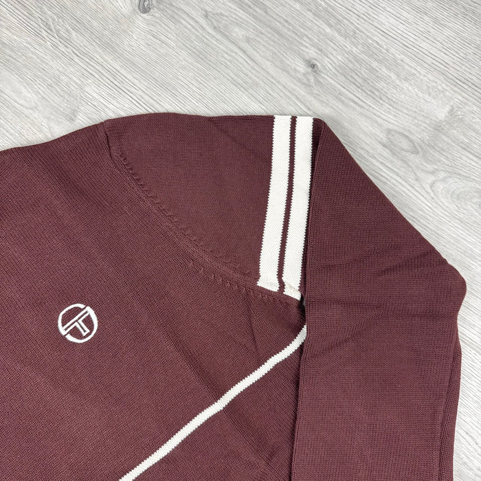 Sergio Tacchini 'Orion' Knit Sweatshirt - Bitter Chocolate