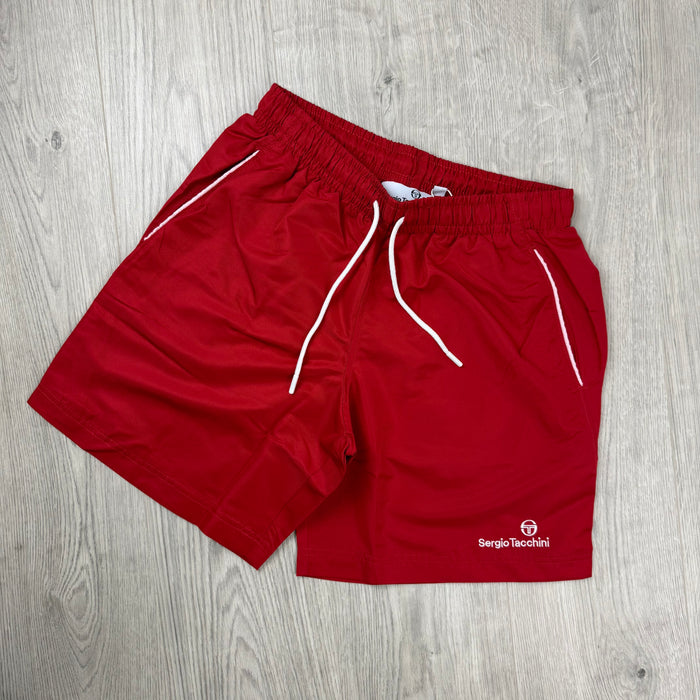 Sergio Tacchini 'Rob 021' Jersey Shorts - Red