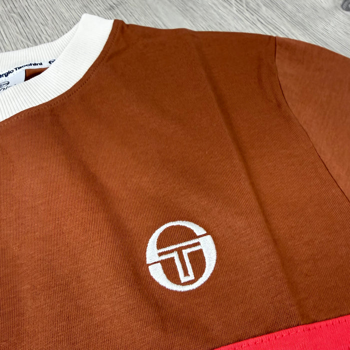Sergio Tacchini 'Supermac' T-Shirt - Mocha Bisque