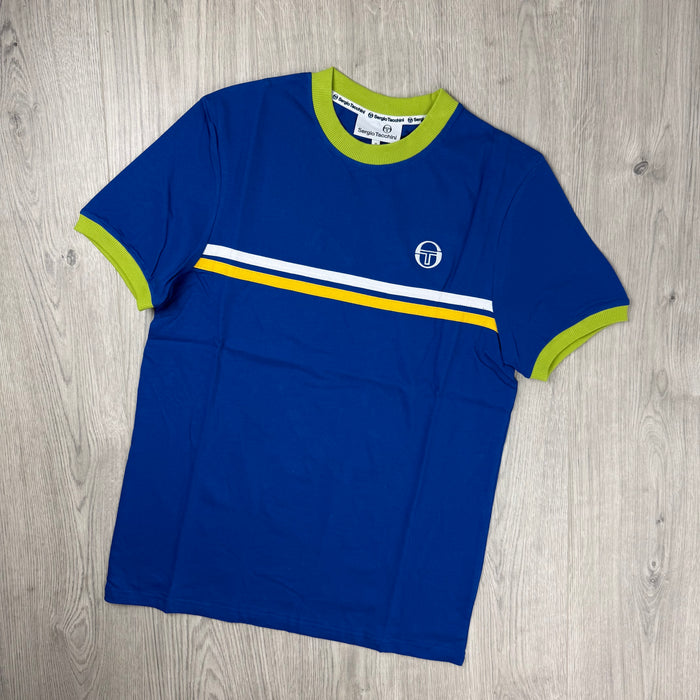 Sergio Tacchini 'Supermac' T-Shirt - Nautical Blue
