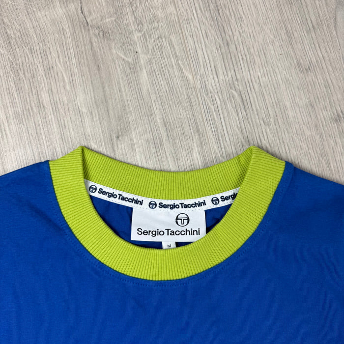 Sergio Tacchini 'Supermac' T-Shirt - Nautical Blue