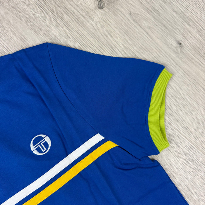 Sergio Tacchini 'Supermac' T-Shirt - Nautical Blue