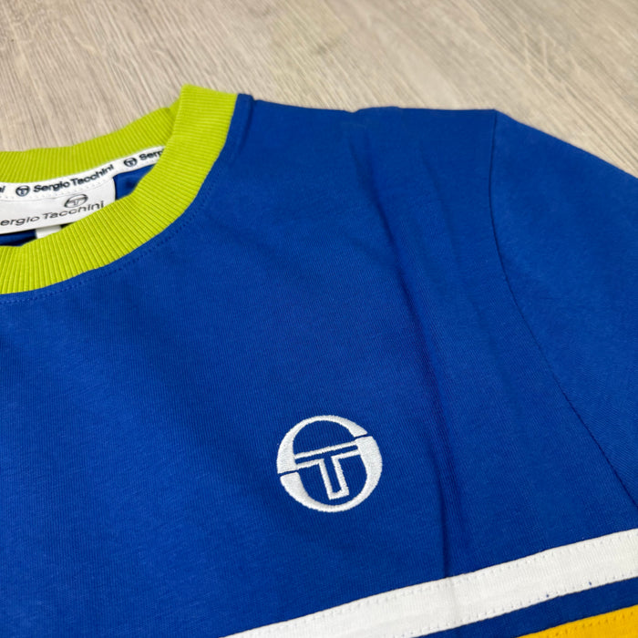 Sergio Tacchini 'Supermac' T-Shirt - Nautical Blue