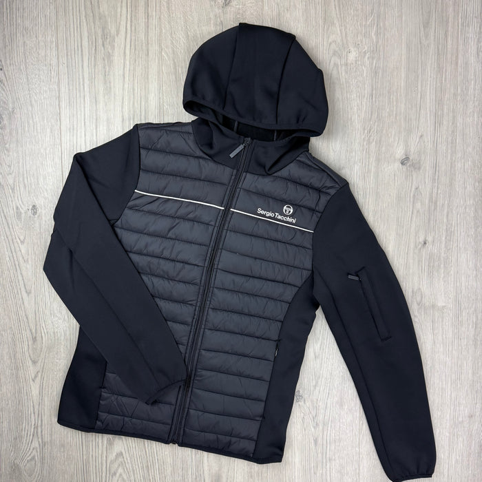 Sergio Tacchini 'Tam' Hybrid Jacket - Black