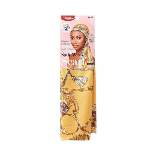 Silky Satin Wrap Scarf [Luxury 2] #HQ127