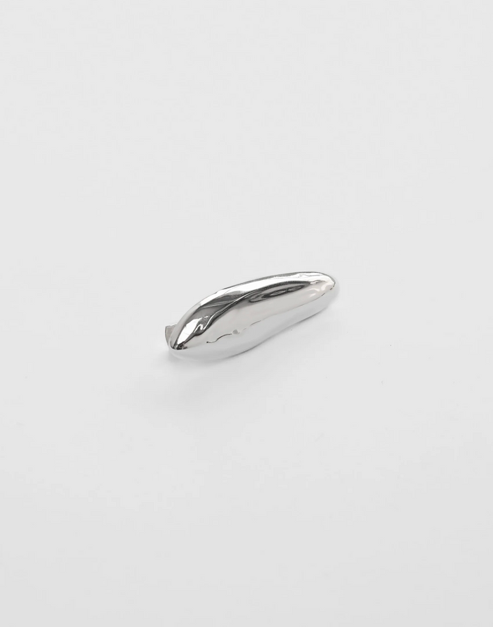 Silver Bean Clip