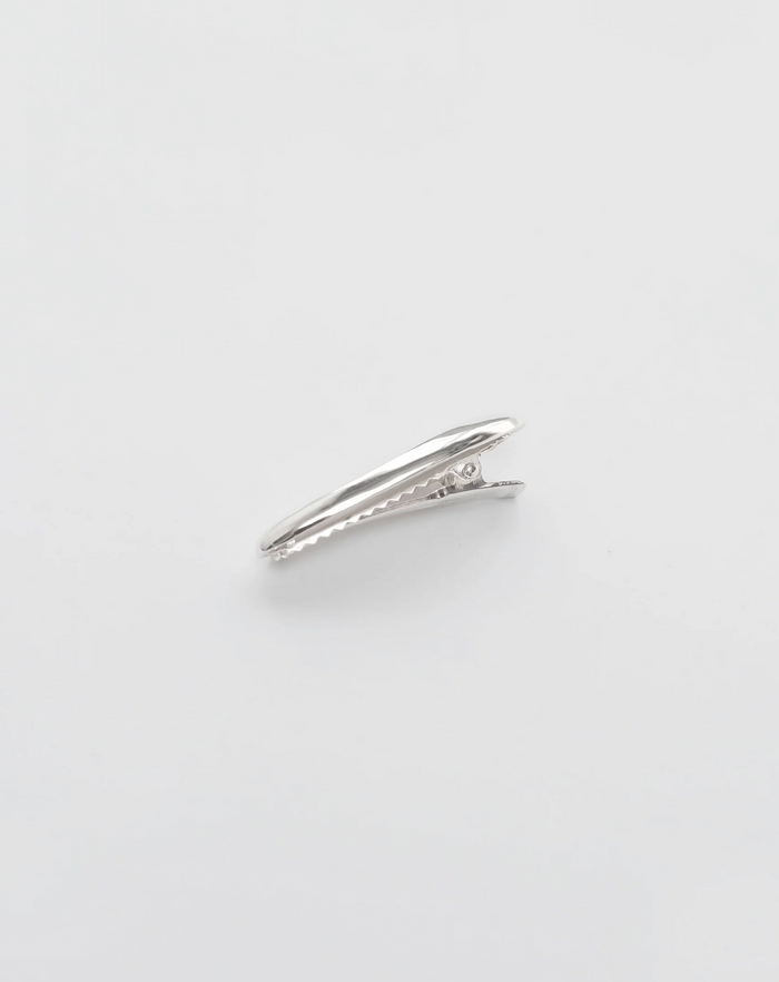Silver Bean Clip