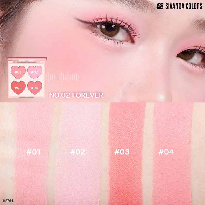 Sivanna Colors Lover’s Beat Palette لوحة ألوان سيفانا كولورز لافرز بيت - Princess Cosmetics Qatar