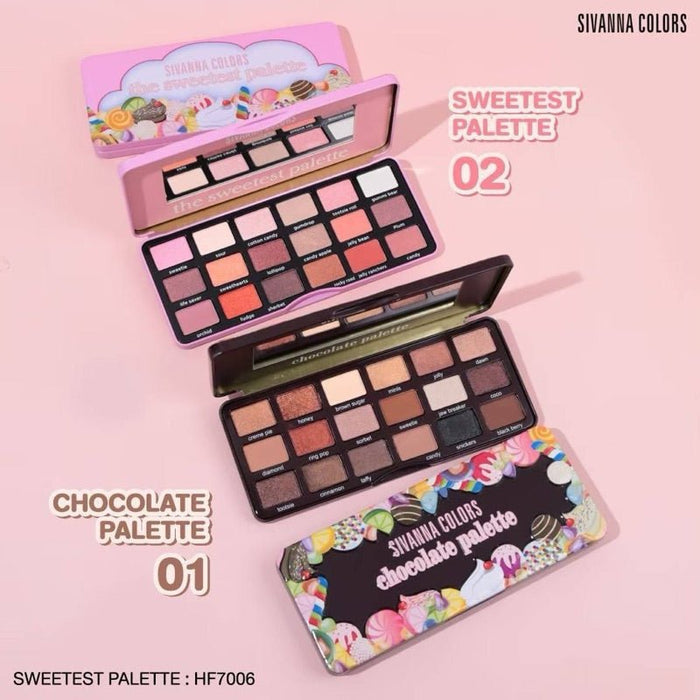 Sivanna Colors Makeup Palette لوحة مكياج سيفانا كولورز - Princess Cosmetics Qatar