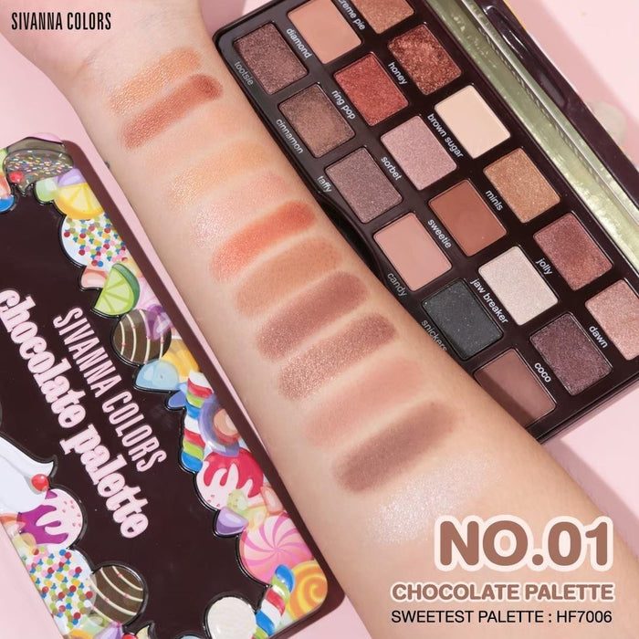 Sivanna Colors Makeup Palette لوحة مكياج سيفانا كولورز - Princess Cosmetics Qatar